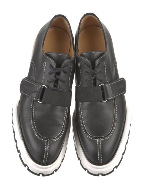 Hermès First Derby Leather Oxfords 